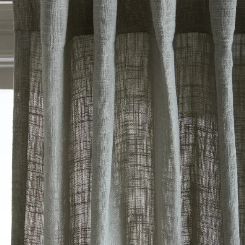 NWOT QUINCE 48x108 Cotton Sheer Curtain Set (Set of 2) Grey 5⭐Customer Reviews - Picture 2 of 9